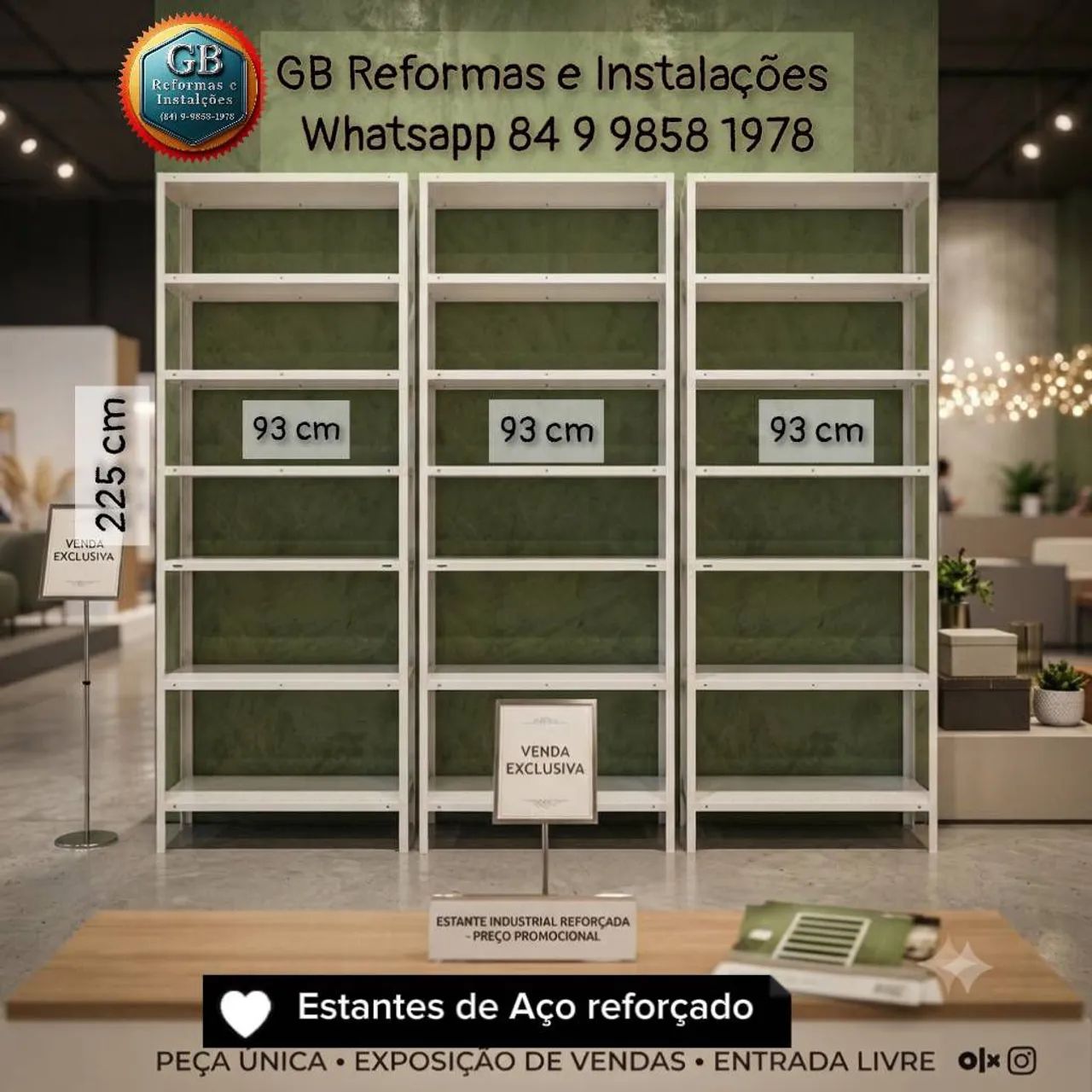 ESTANTES PRATELEIRAS DE AÇO 