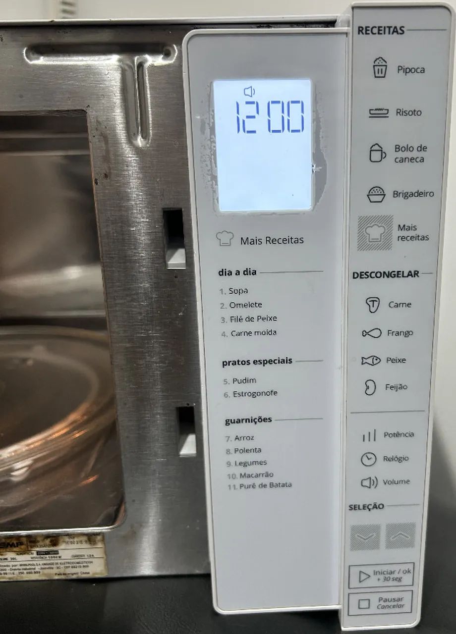 MICROONDAS BRASTEMP 30L (INTERNO DE INOX) - Foto 3