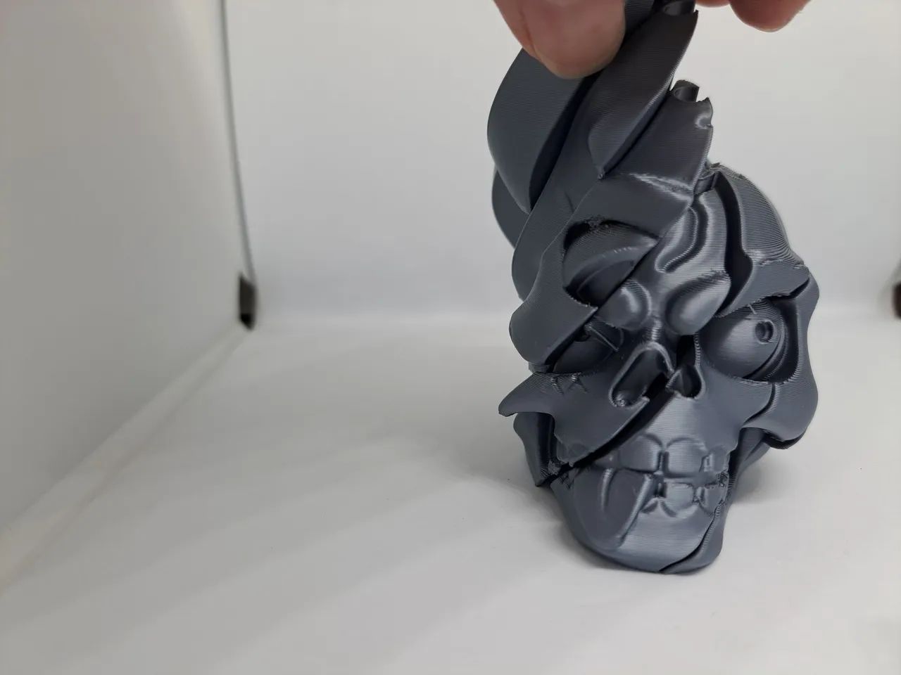 Caveira Torcida 3D -Fidget  - Foto 4