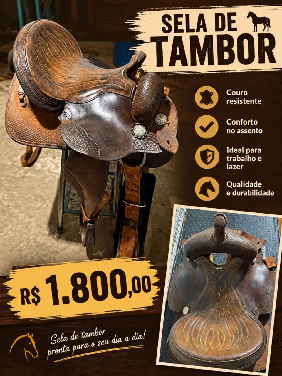 Sela de tambor 