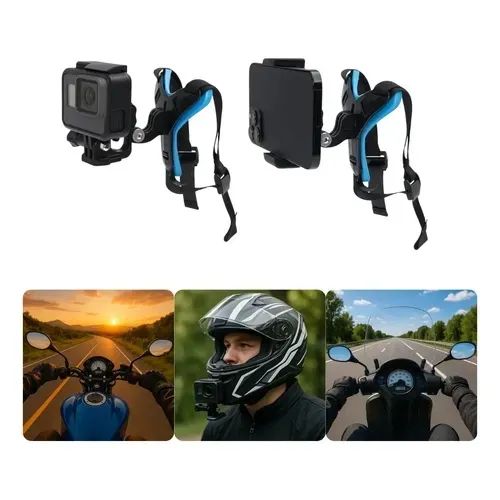 Suporte para câmera no capacete  - Foto 4