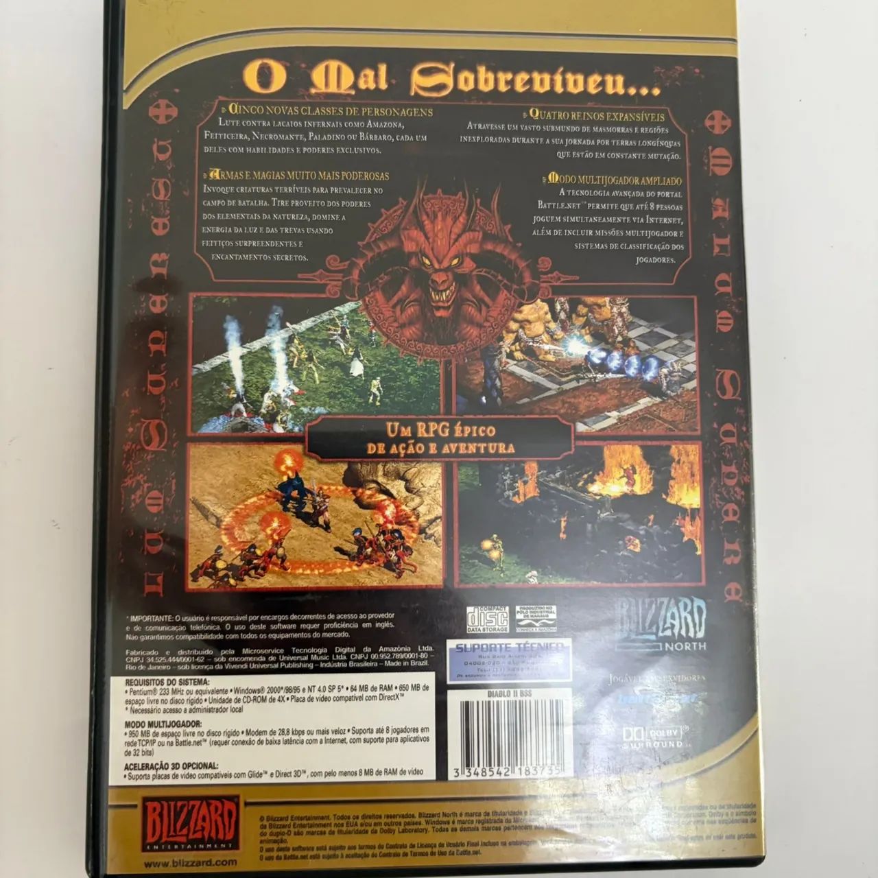 Jogo Diablo II para PC - CD-ROM ( Original Completo ) - Jogos de