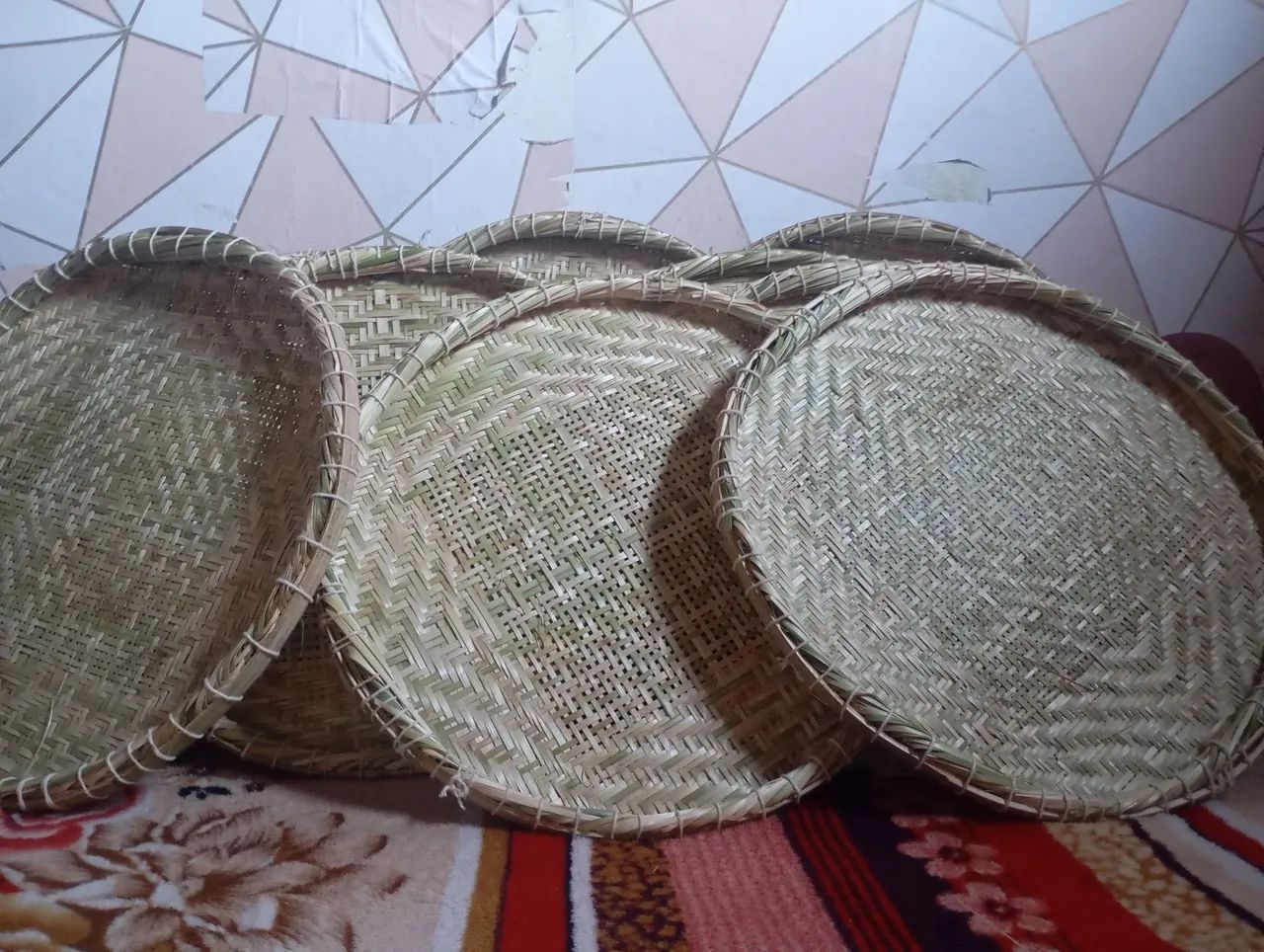 Peneira de bambu artesanal  - Foto 2