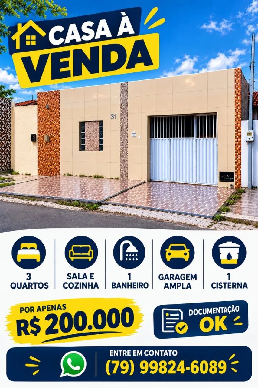 Casa a Venda em Aquidabã 