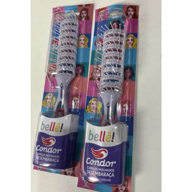 Kit com 2 Escovas Condor Bellê - Novas e Lacradas