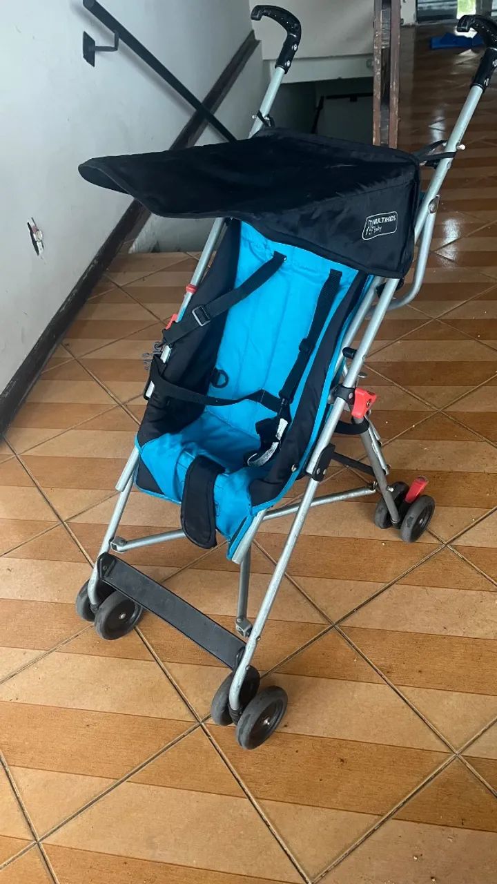 Carrinho de bebê Multikids guardachuva - Foto 2