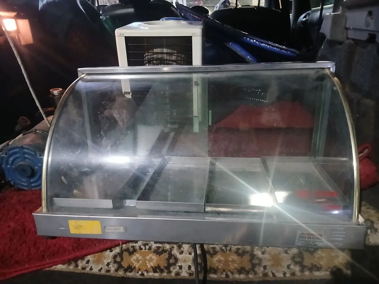 Estufa Para Salgados Elétrica 68cm Com 4 Bandejas