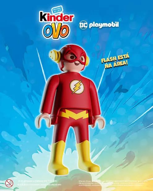 Boneco Playmobil DC - Flash 