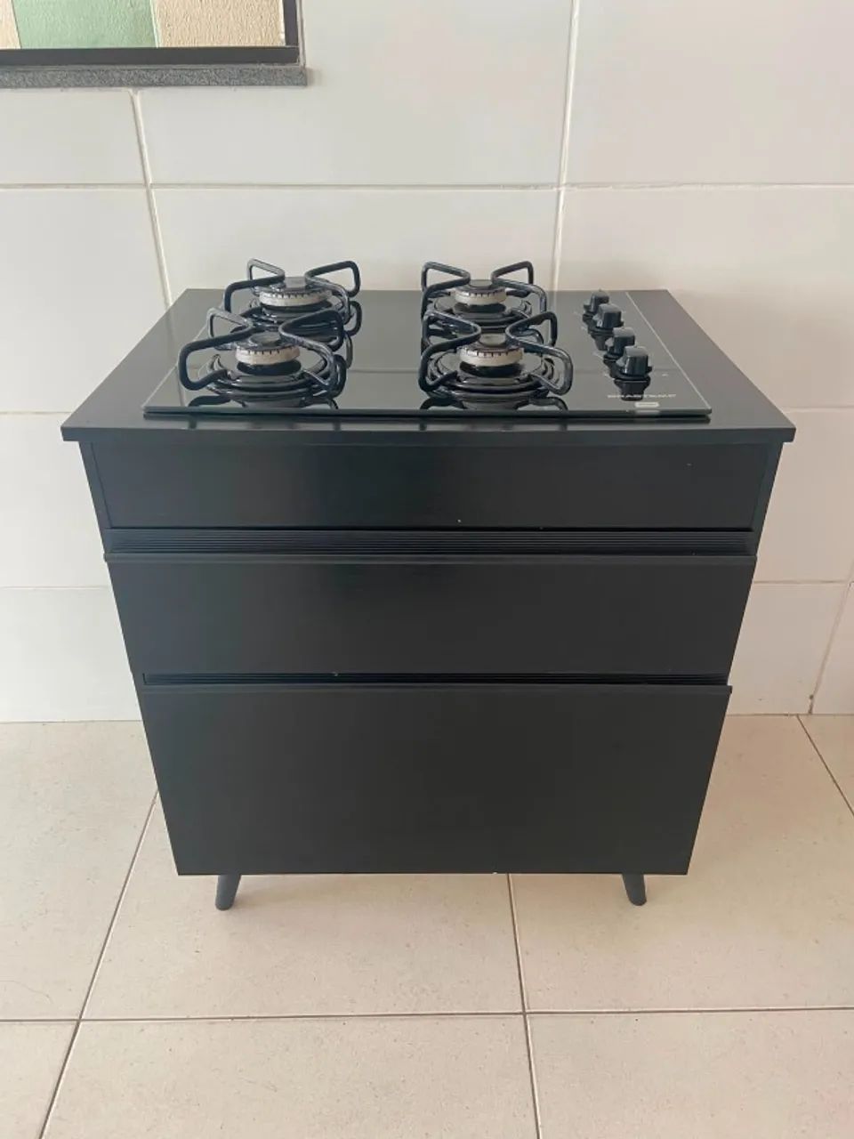 Cooktop 4 bocas com móvel 