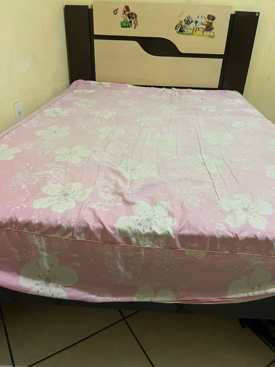 CAMA DE MADEIRA + colchão - Foto 2