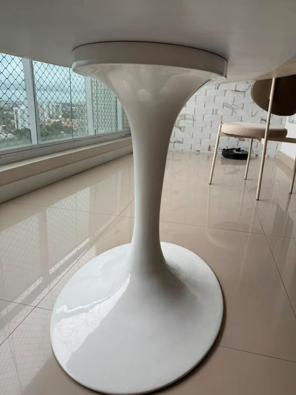 MESA DE PEDRA OVAL 8 LUGARES - Foto 4
