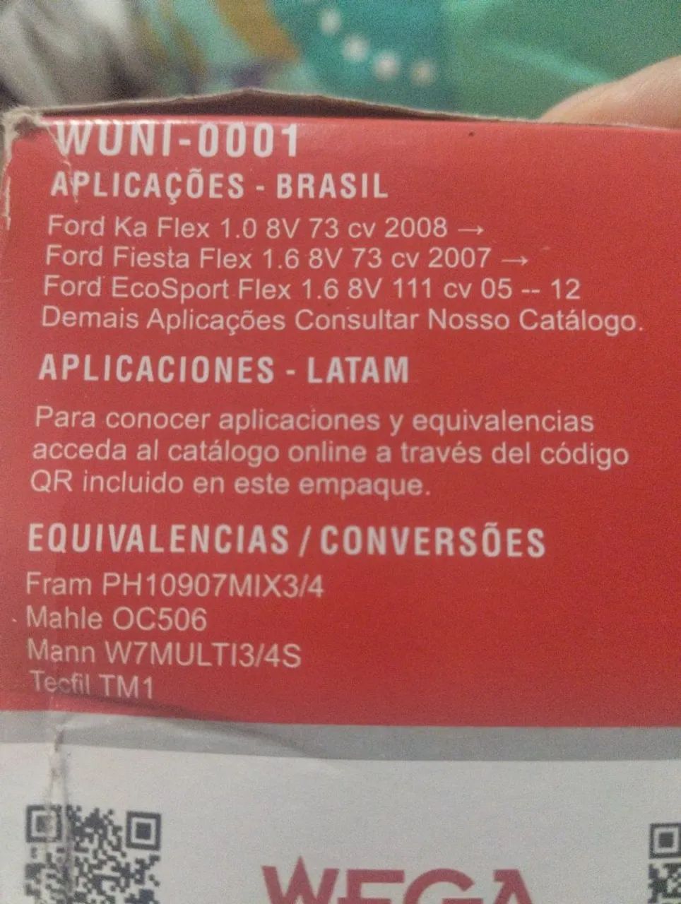 Filtro de óleo 