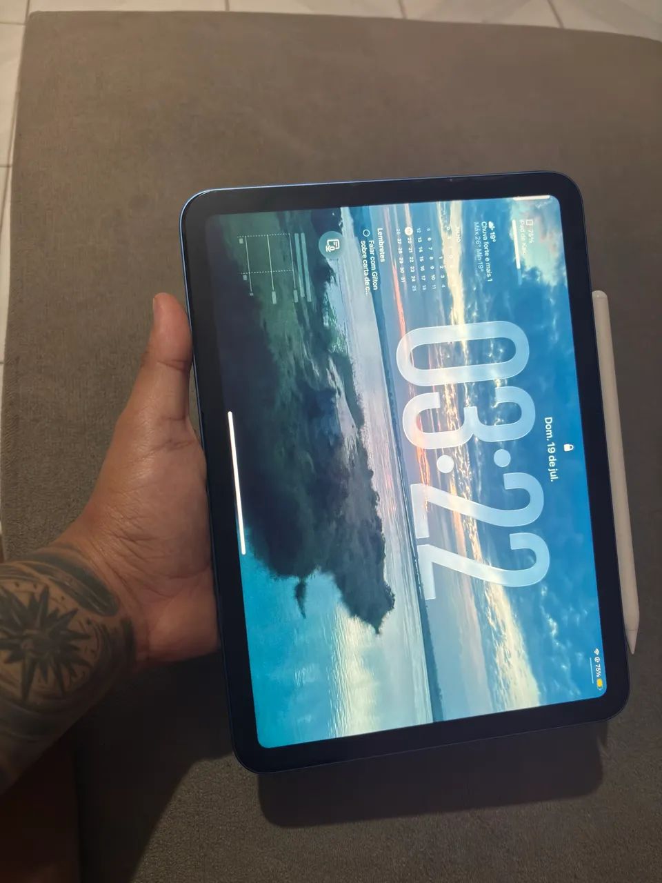 iPad 11 128GB Azul em garantia  - Foto 2
