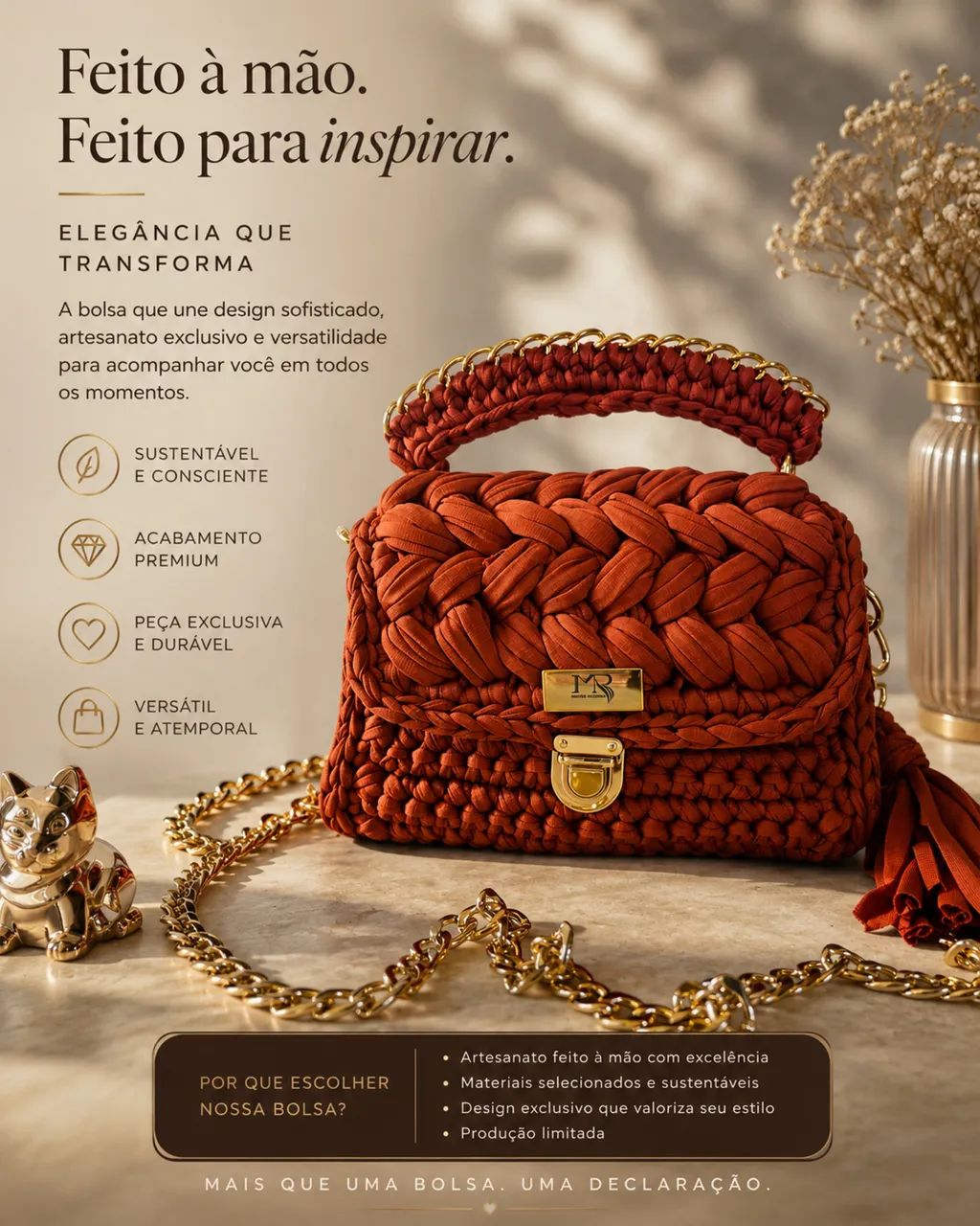 Bolsa Terra Cota - Foto 4