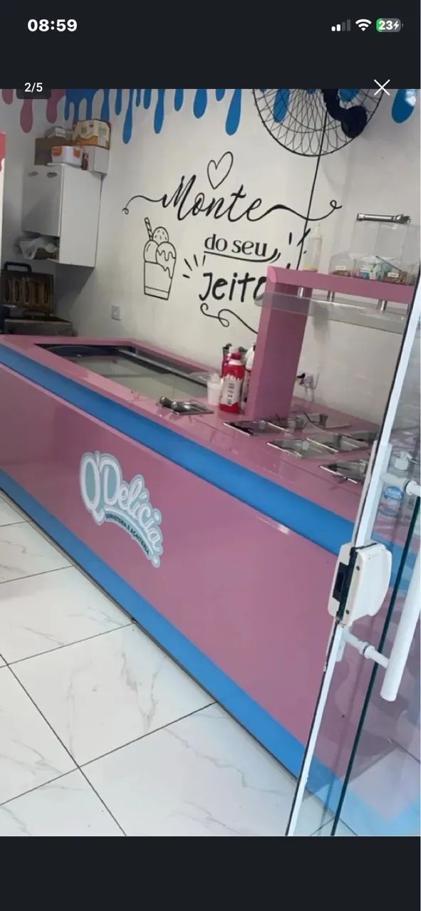 Balcão de sorveteria  - Foto 2