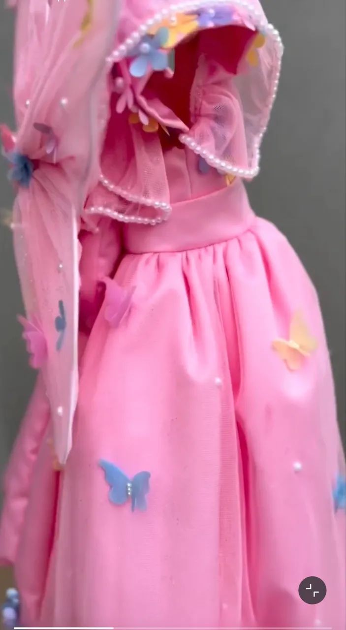 Vestido infantil jardim encantado - Foto 3
