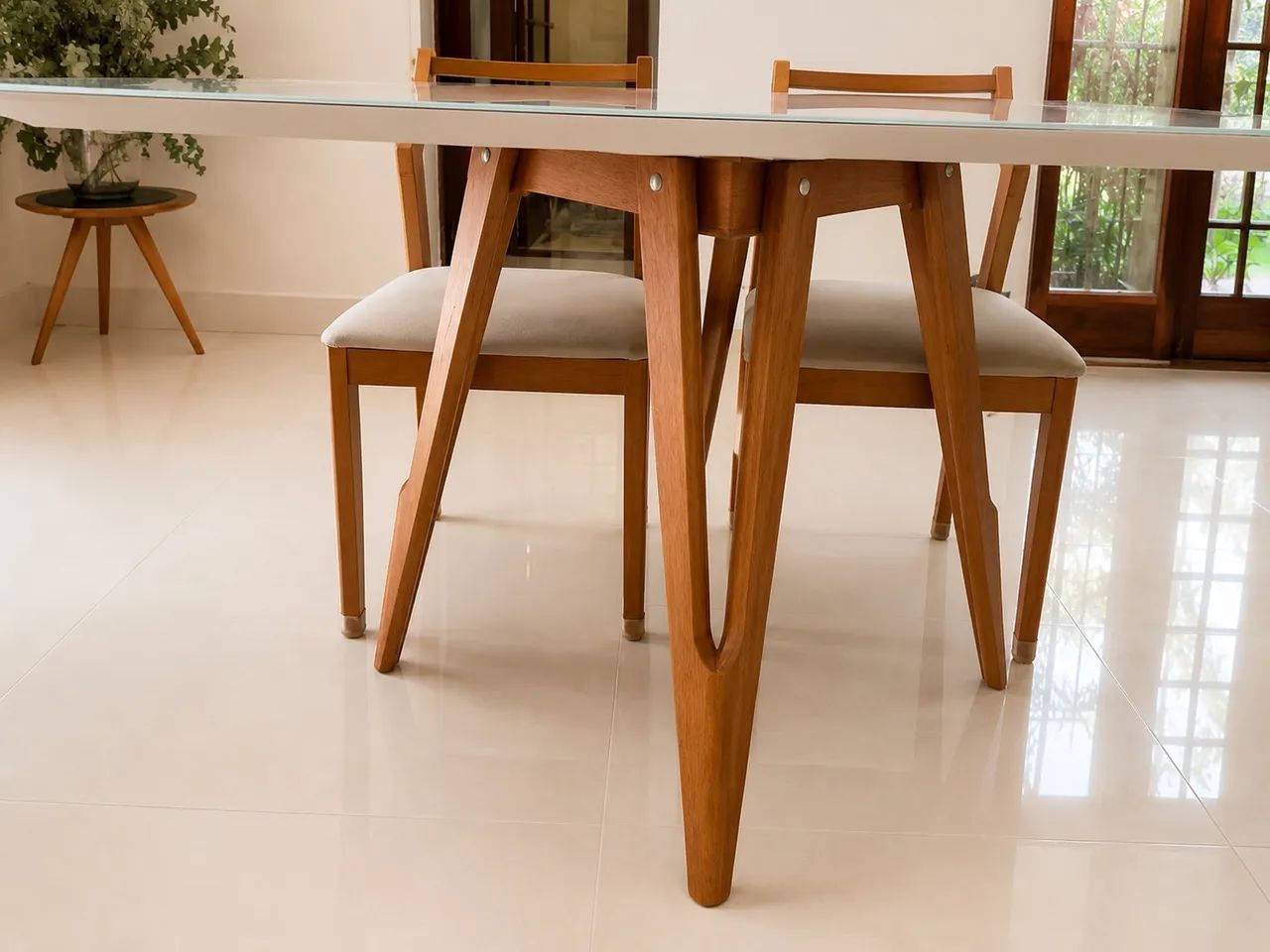 Mesa retangular 6 lugares com ou sem cadeiras - Foto 3