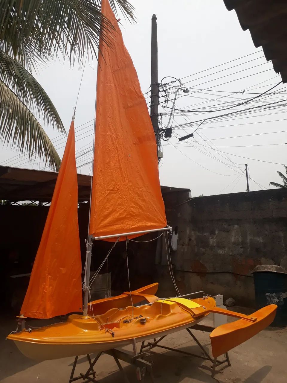 Caiaque a vela Trimaran - Foto 4