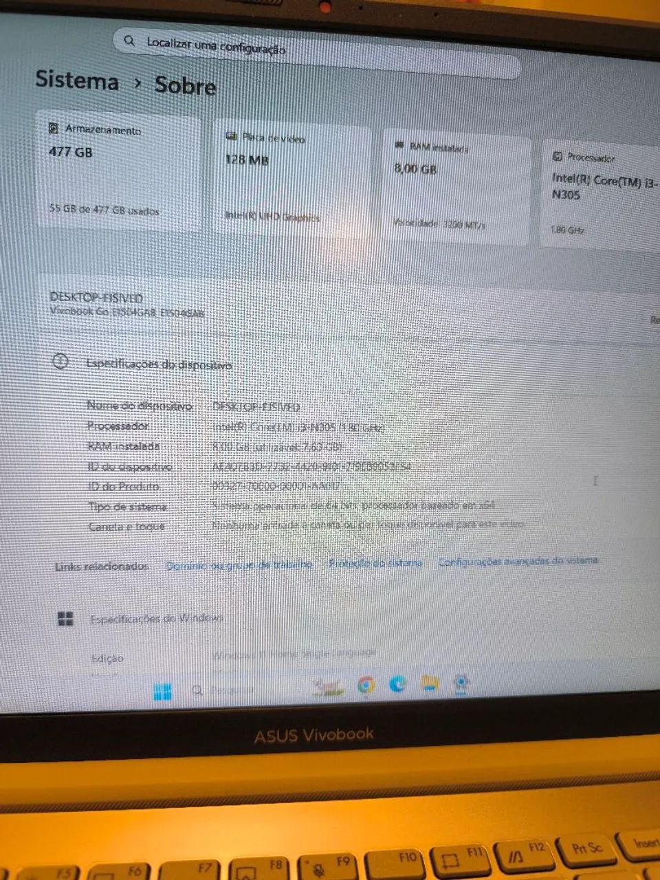 Notebook ASUS VIVOBOOK GO 15 - Foto 3