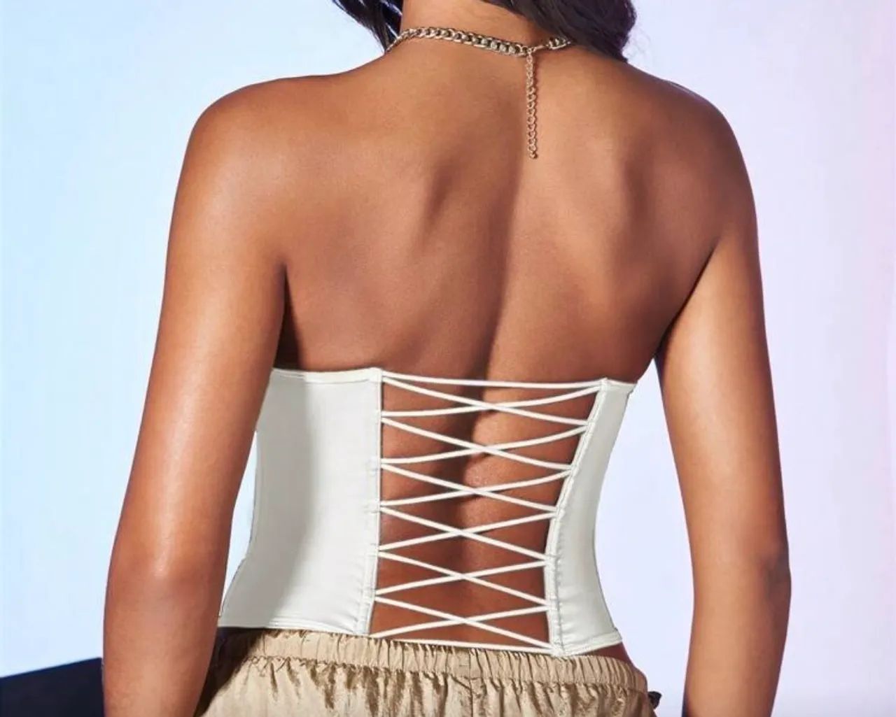 Corset branco  - Foto 2