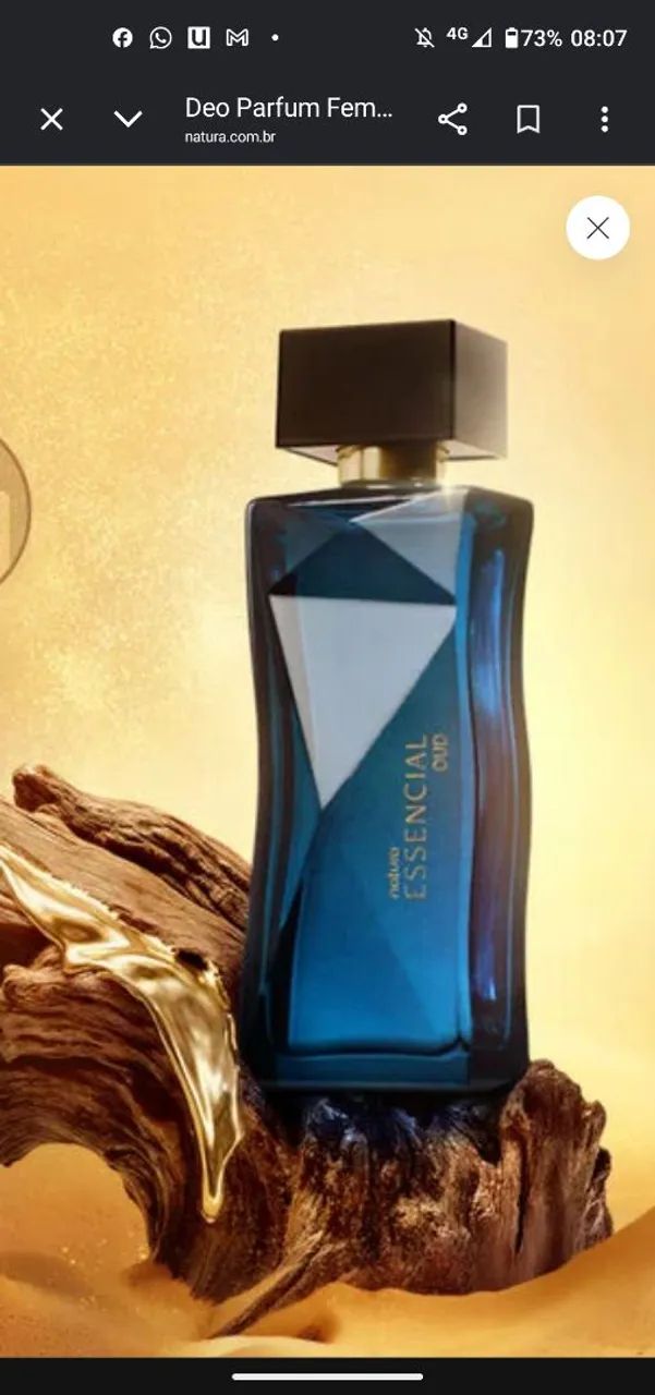 Perfume Essencial Oud Natura