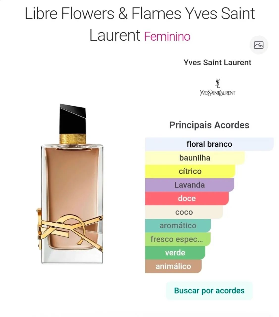 Perfume YSL Libre Flowers & Flames 90 ml - lacrado - Foto 2