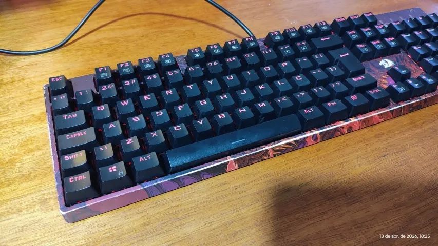 TECLADO MECÂNICO REDRAGON INFERNAL VISERION - Foto 2
