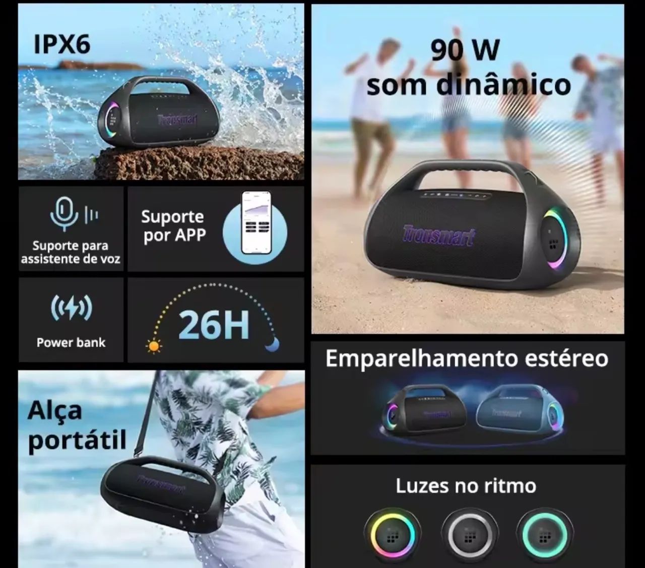Caixa de som Tronsmart Bang 2 - Foto 3