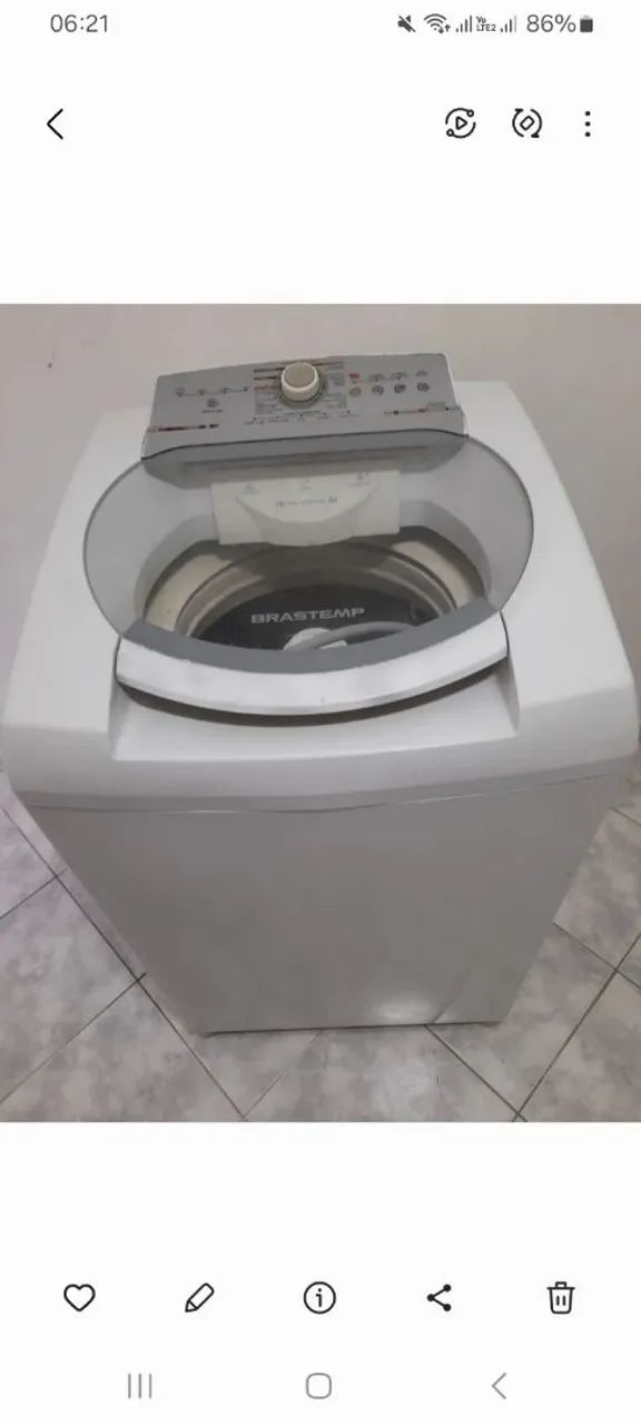 Brastemp 11kg lavar e centrífuga 