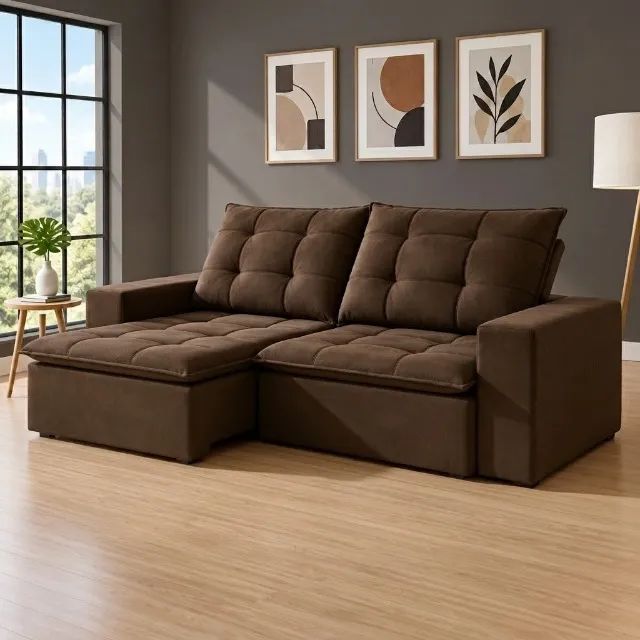 Sofa retratil e reclinavel paris 