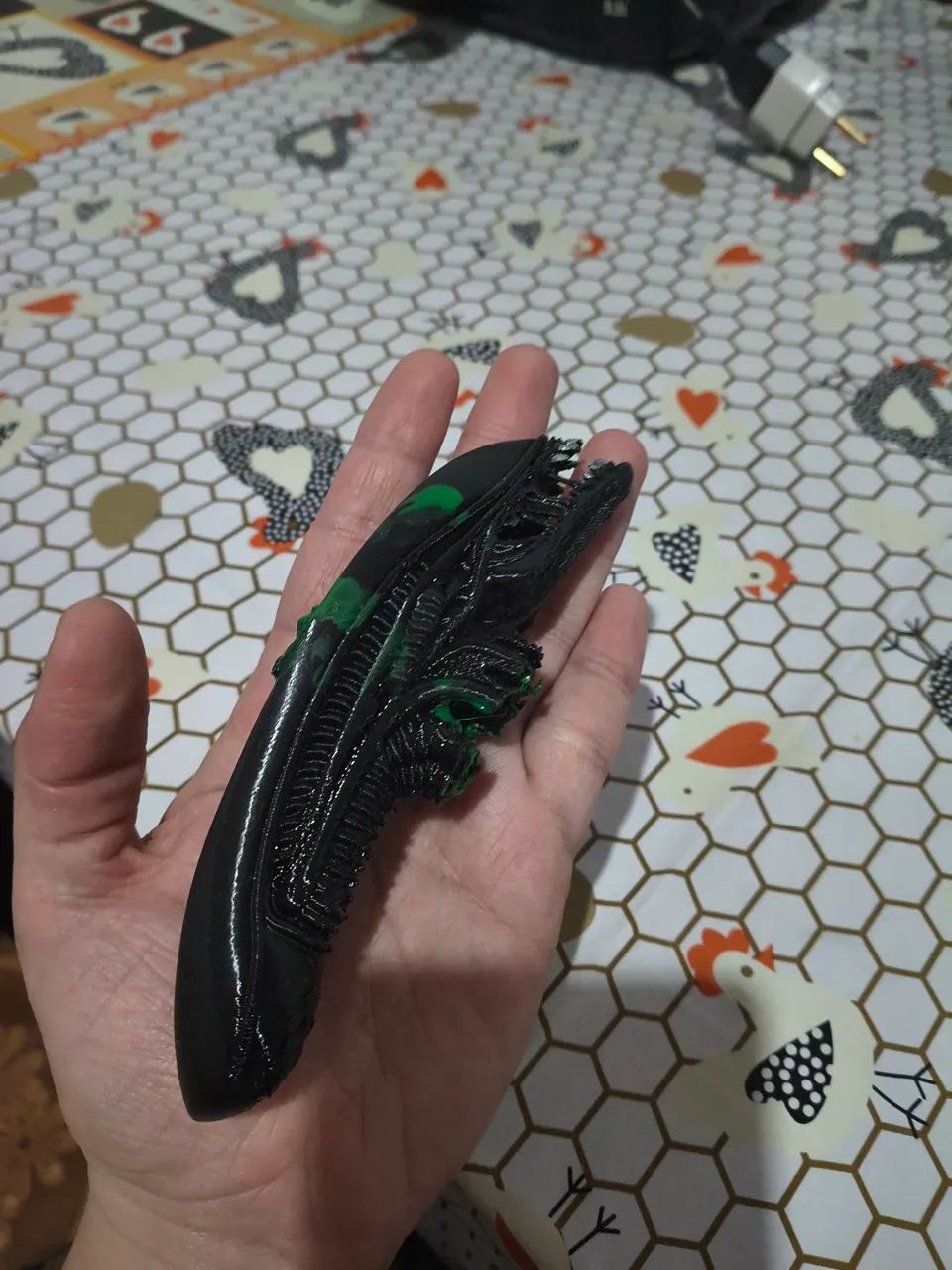 Head Alien morto escala 1/6 impressão 3d.  - Foto 4