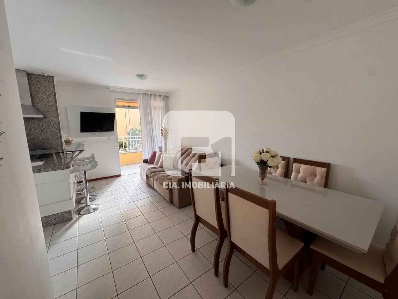 Apartamento de 1 quarto mobiliado em Coqueiros - Foto 4