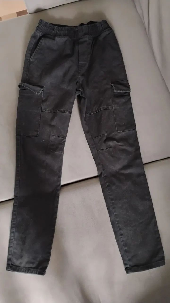 2 calças pretas masculina, da Renner  - Foto 3