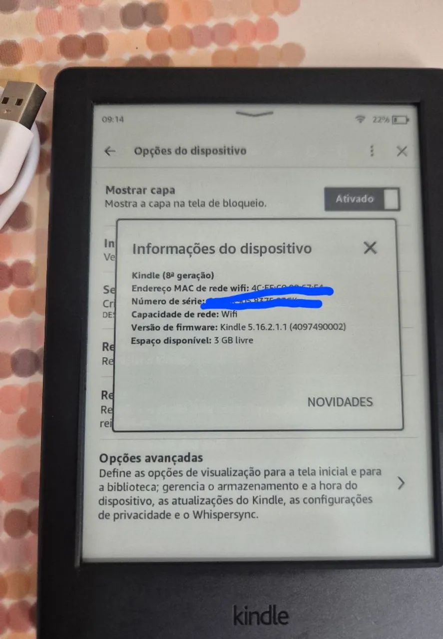 Kindle 8 Geração. Funciona Perfeitamente - Foto 5