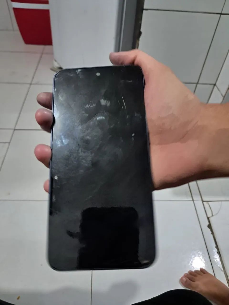 Celular a35 128gb tela quebrada 