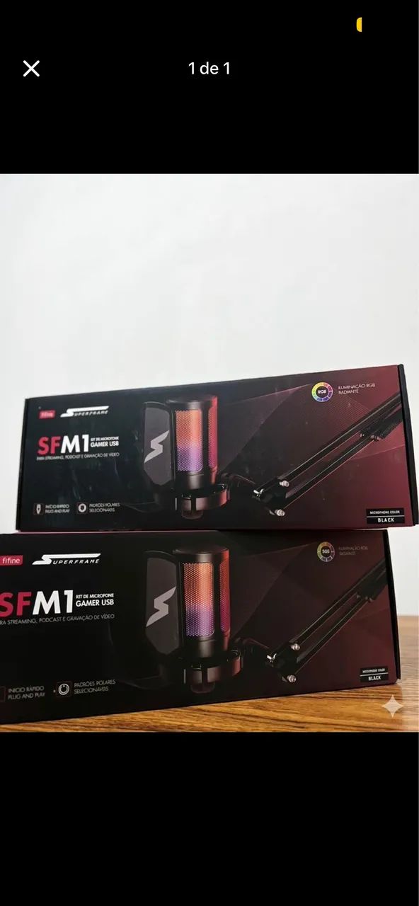 Fifine SuperFrame Edition SFM1 Gaming Microphone