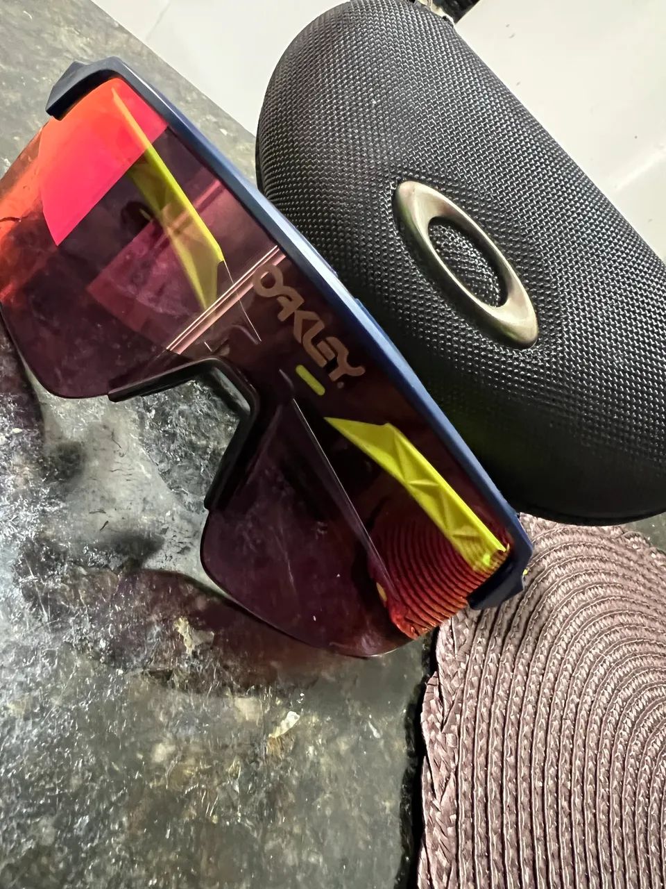 Óculos de Sol Esportivo Oakley Sutro (Com Case) - Foto 5