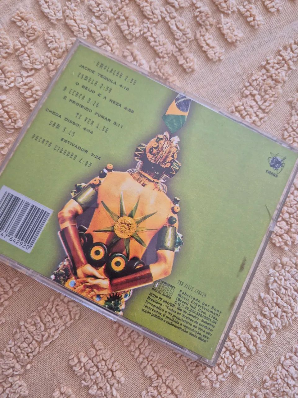 CD original SKANK Calango. Com encarte - Foto 4