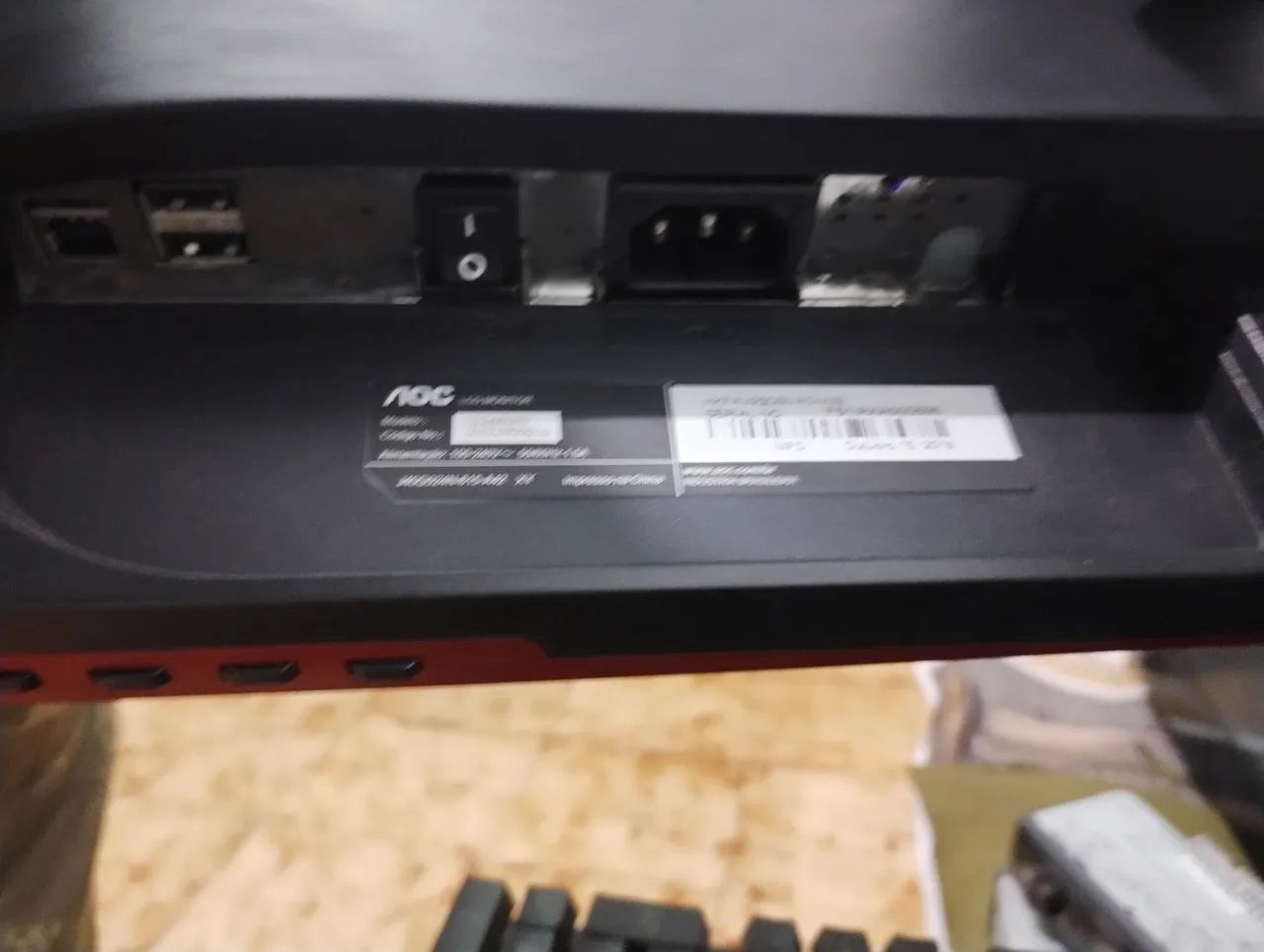 Monitor game praticamente novo 6 meses de uso  - Foto 4