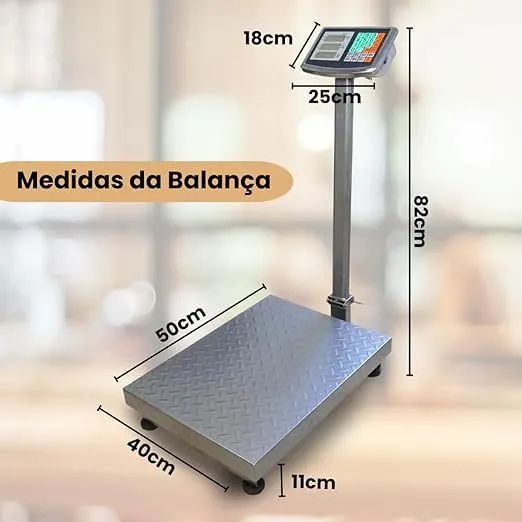Balança plataforma 200kg  - Foto 5