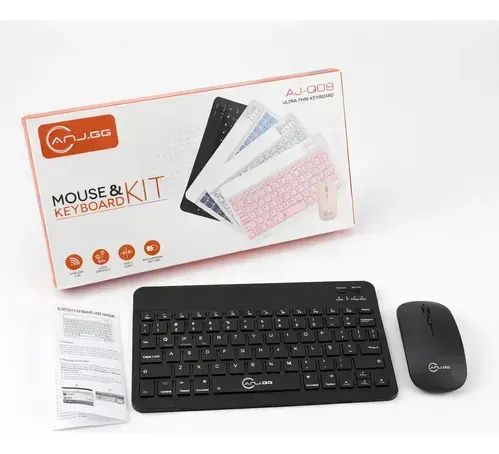 Teclado e Mouse bluetooth - preto