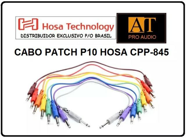 Hosa Cpp-845 Cabo Patch P10 Mono 45cm 8 Unidades Patchbay