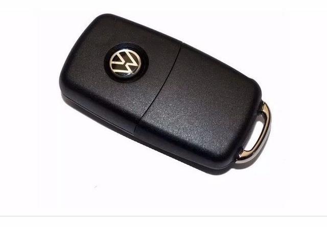 Carcaca da chave canivete gol g6 voyage jetta 2012 up tsi move passat 2012 fox 2012 gol g7 - Foto 3