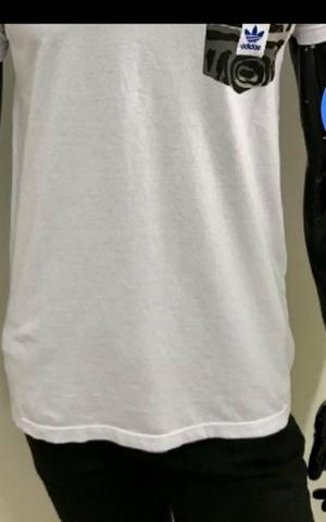 Blusa da adidas Masculina Branca com bolso - Foto 2