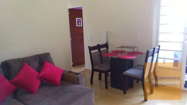 AP1007- Apartamento com 2 dormitórios à venda, 53 m² por R$ 145.000 - Jardim das Indústria - Foto 2