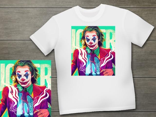 Caneca em ceramica branca ou camisa branca inspirada em joker - coringa - Foto 2