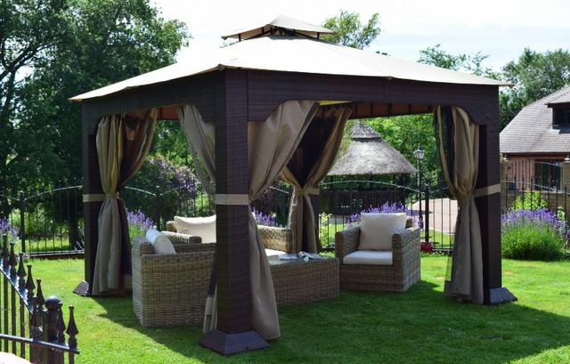 Tenda tipo gazebo com cortinas 3x4