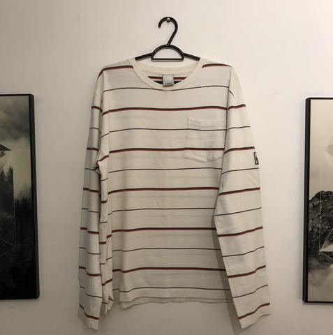 Camiseta manga longa osklen listrada