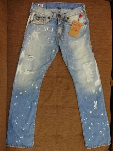 Calca Jeans True Religion 31 Us 40-42 Br Pronta Entrega Nova - Foto 2