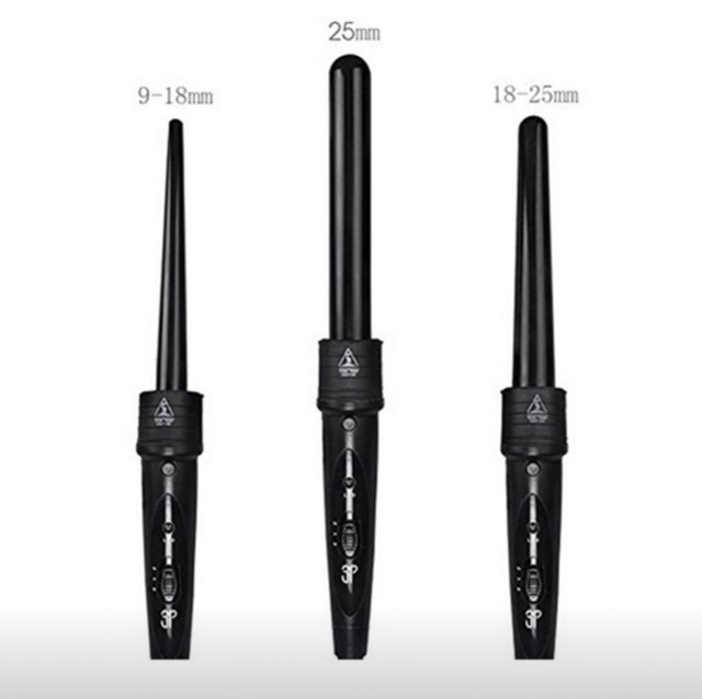 Modelador de cachos PROFESSIONAL TOURMALINE CERAMIC 3 em 1 - Foto 4